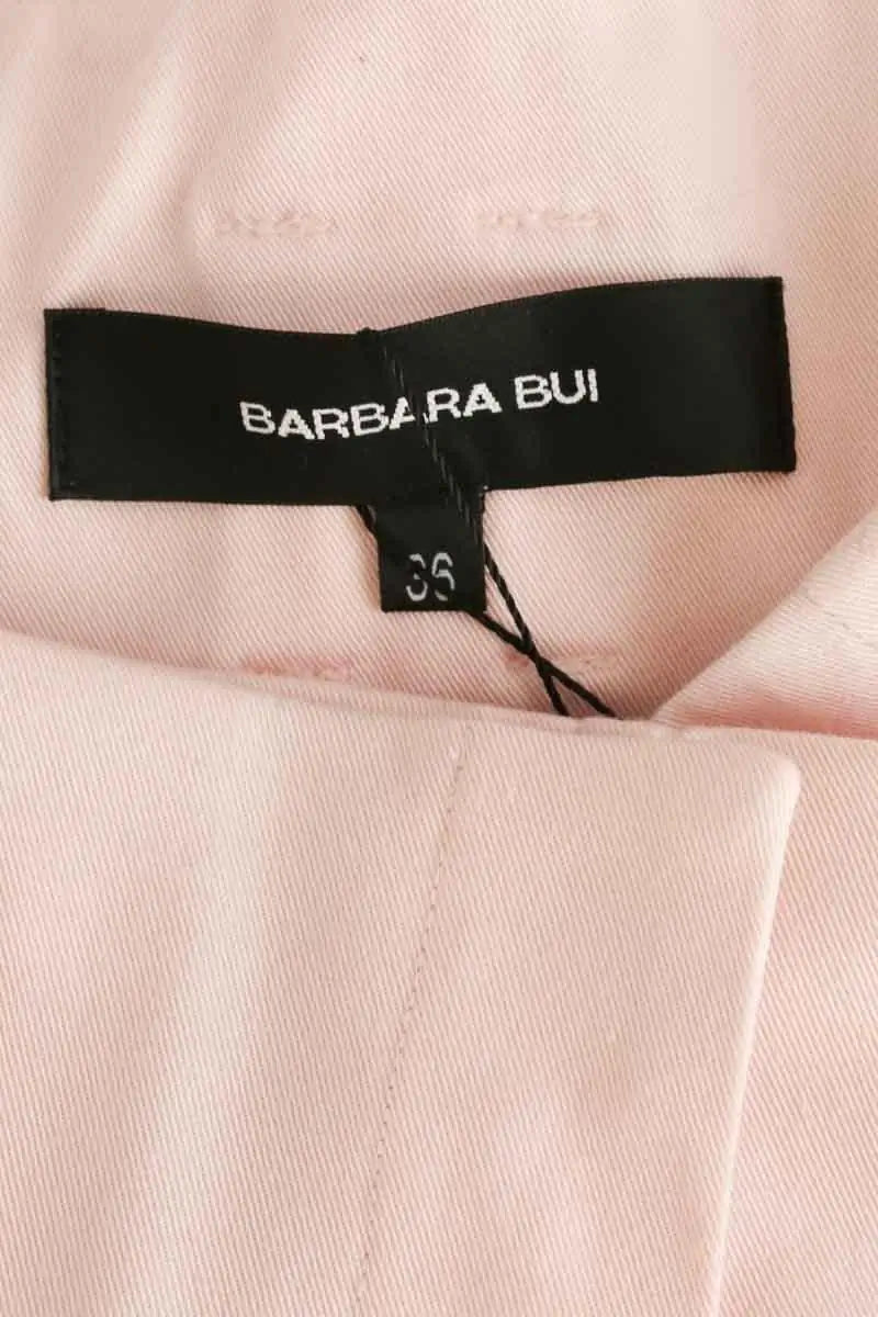 Pantalon droit Barbara Bui Rose en Synthétique