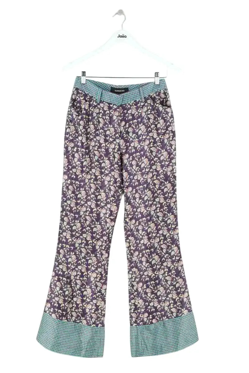 Pantalon droit Barbara Bui Violet en Soie, taille S - Seconde Main