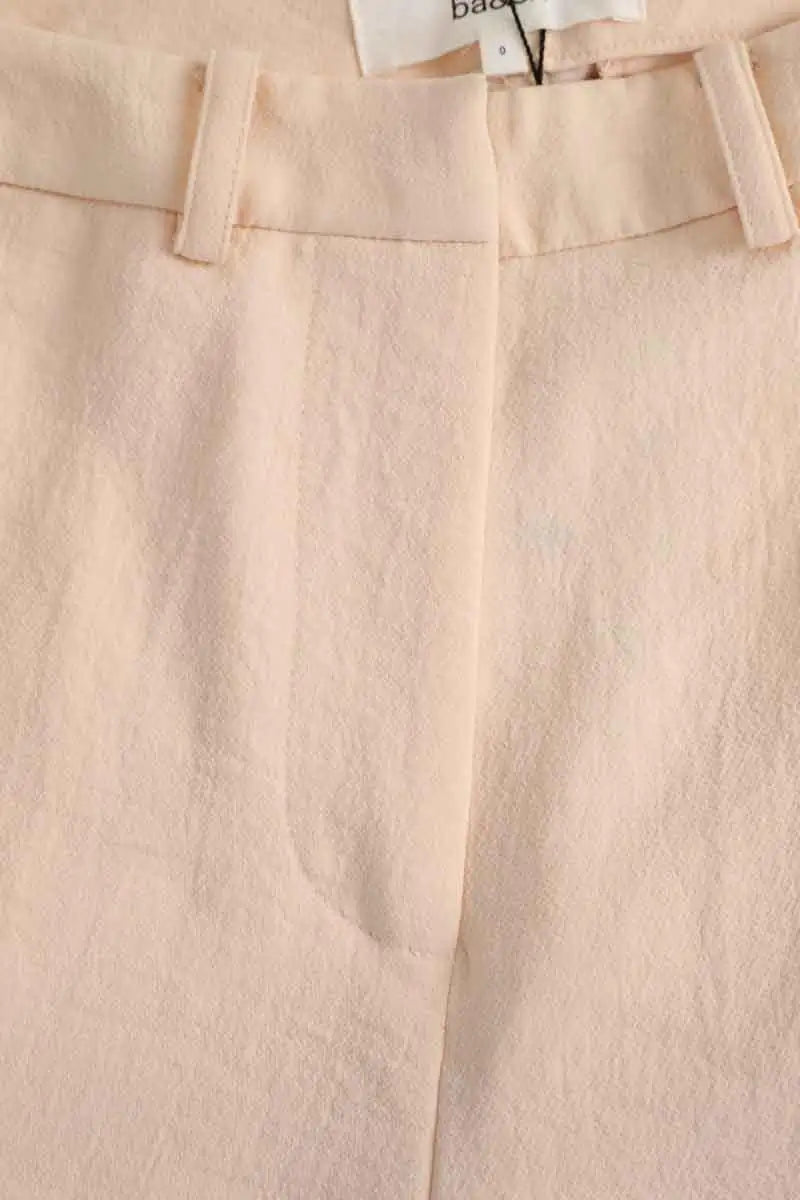 Pantalon droit Ba&Sh Beige en Polyester
