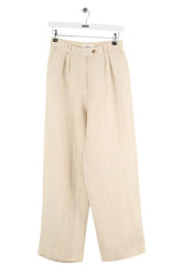 Pantalon droit Ba&Sh Beige en Viscose, taille S - Seconde Main
