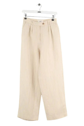 Pantalon droit Ba&Sh Beige en Viscose, taille S - Seconde Main