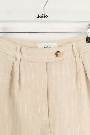 Pantalon droit Ba&Sh Beige en Viscose