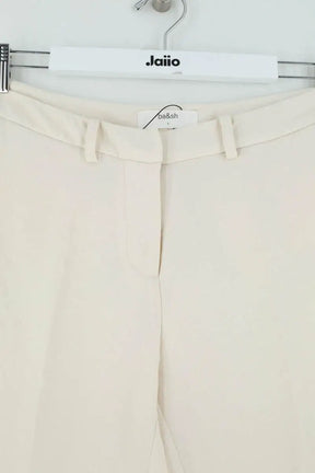 Pantalon droit Ba&Sh Ecru en Synthétique