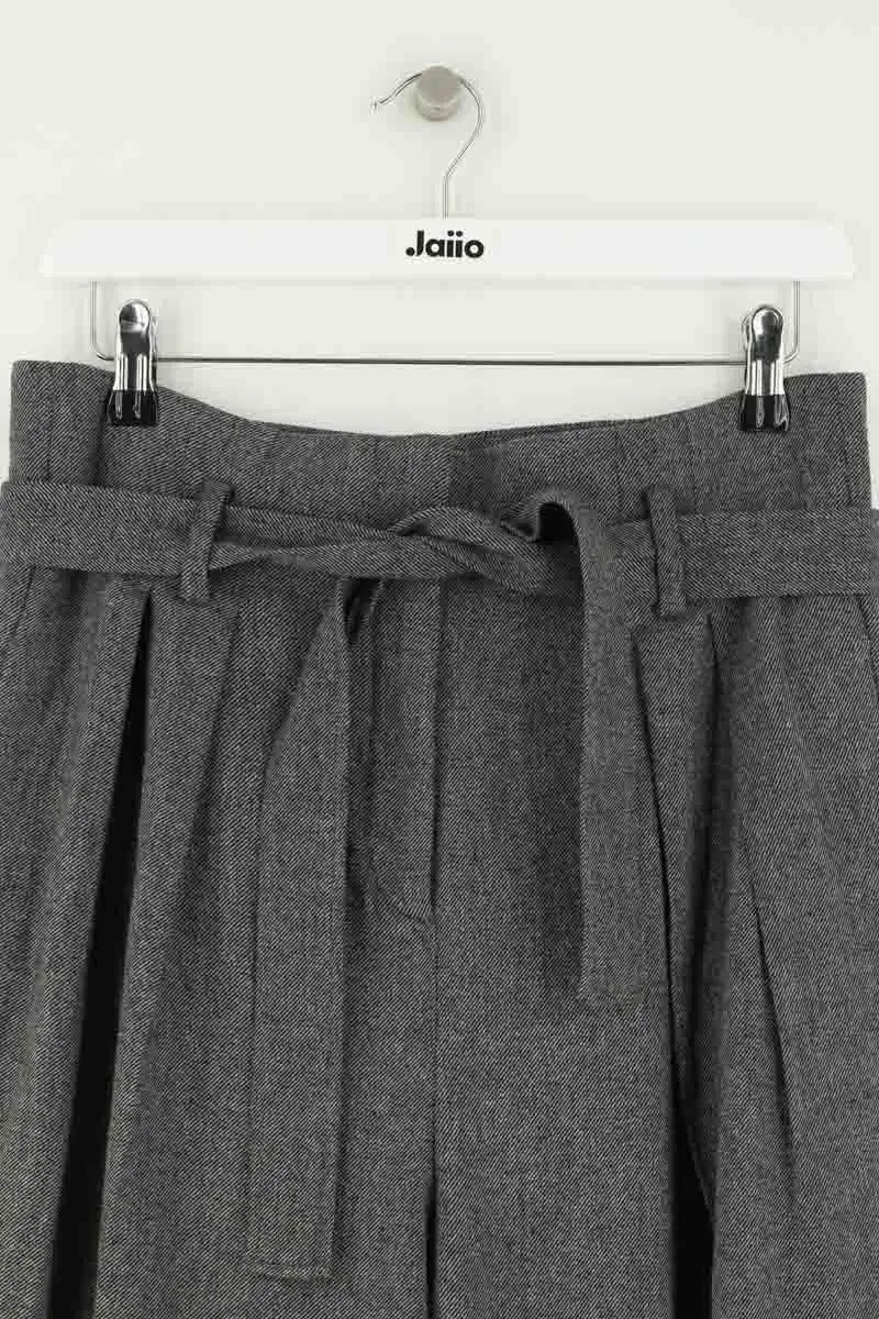 Pantalon droit Ba&Sh Gris en Viscose