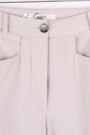 Pantalon droit Ba&Sh Gris en Viscose