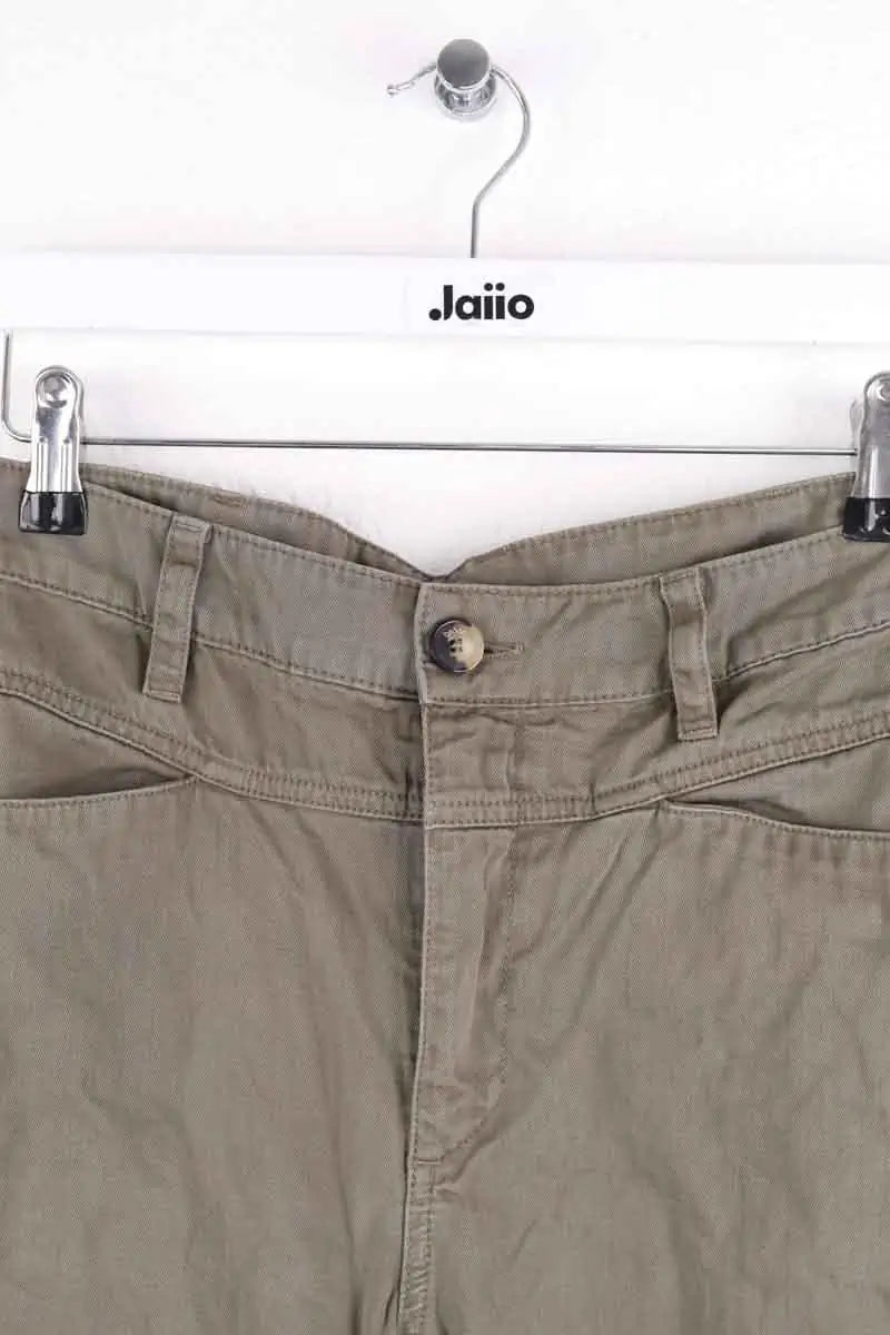 Pantalon droit Ba&Sh Kaki en Coton
