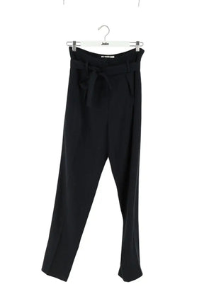 Pantalon droit Ba&Sh Marine en Synthétique, taille M - Seconde Main