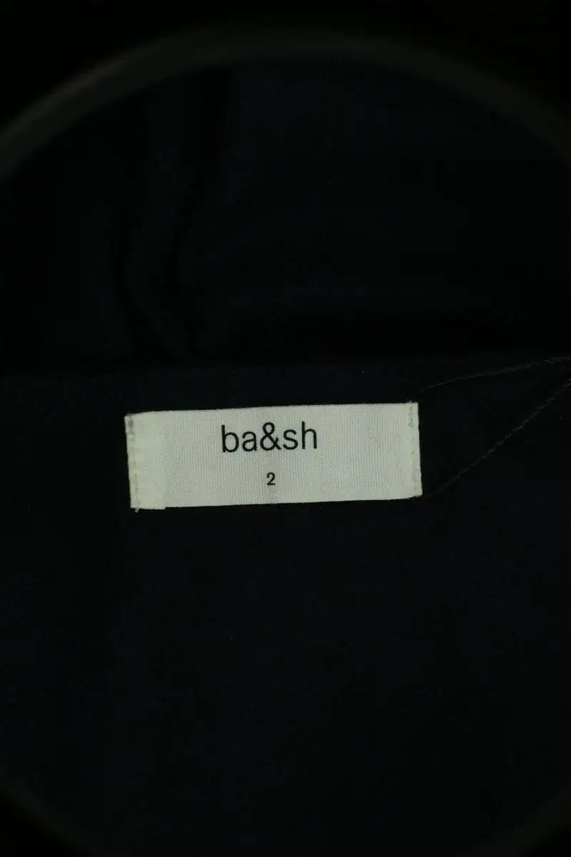 Pantalon droit Ba&Sh Marine en Synthétique