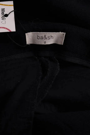 Pantalon droit Ba&Sh Marine en Synthétique