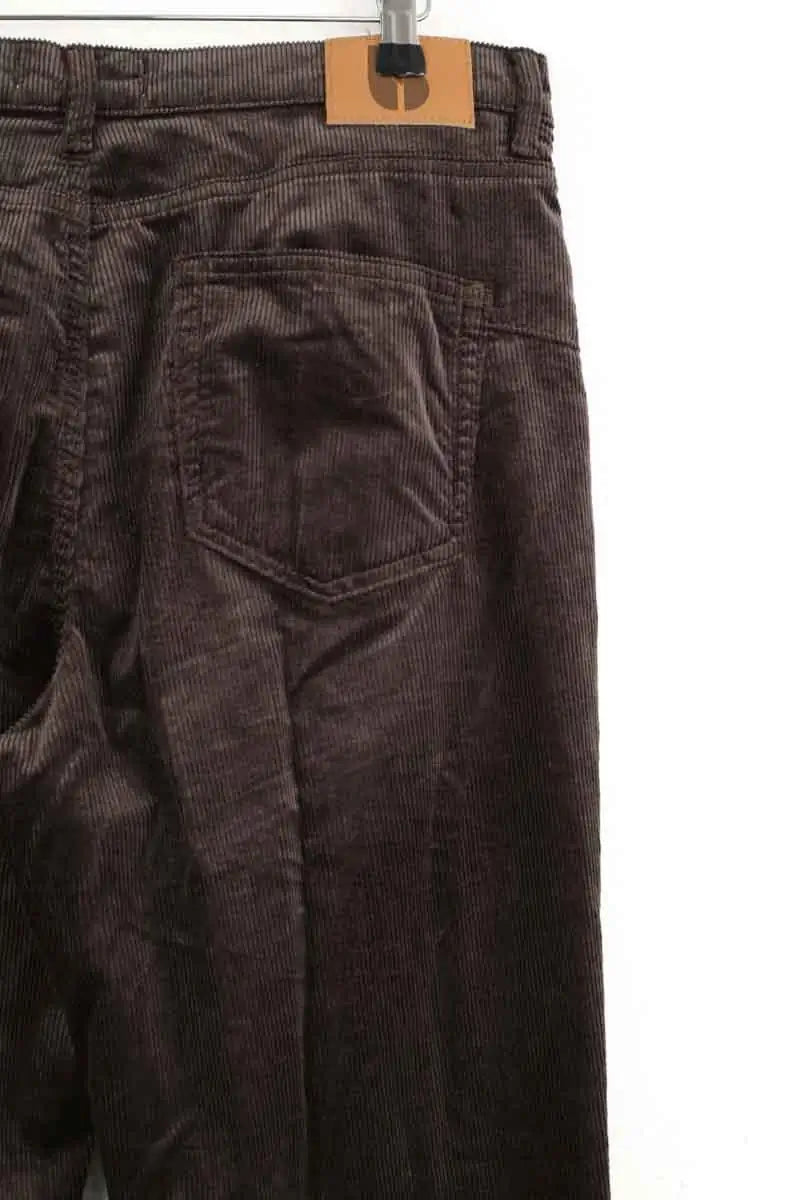 Pantalon droit Ba&Sh Marron en Coton