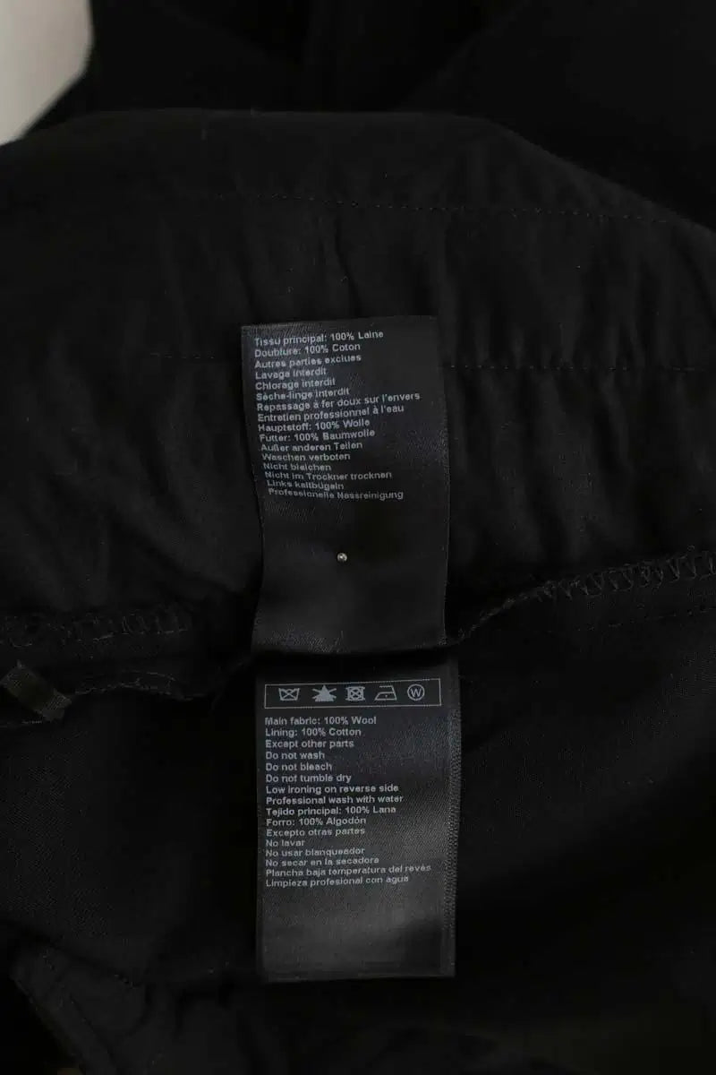 Pantalon droit Ba&Sh Noir en Laine