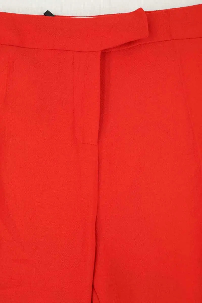 Pantalon droit Ba&Sh Rouge en Synthétique