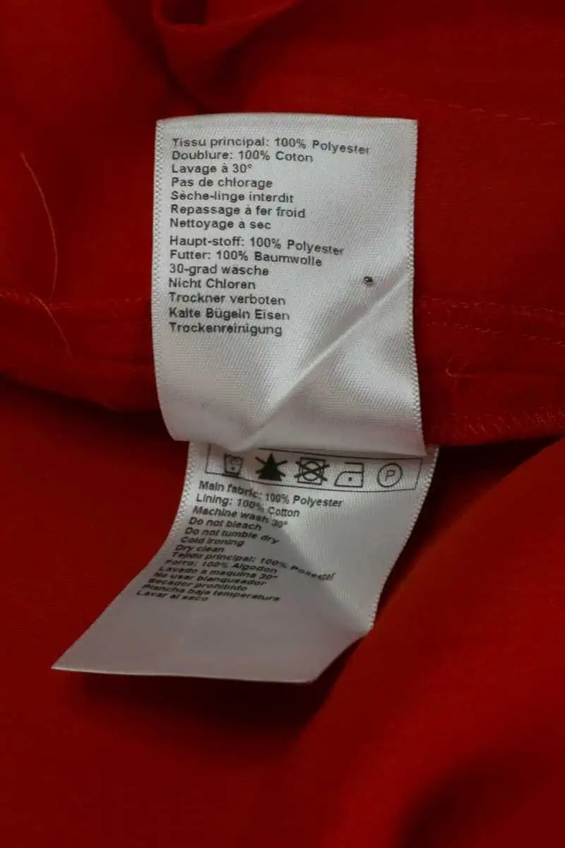 Pantalon droit Ba&Sh Rouge en Synthétique