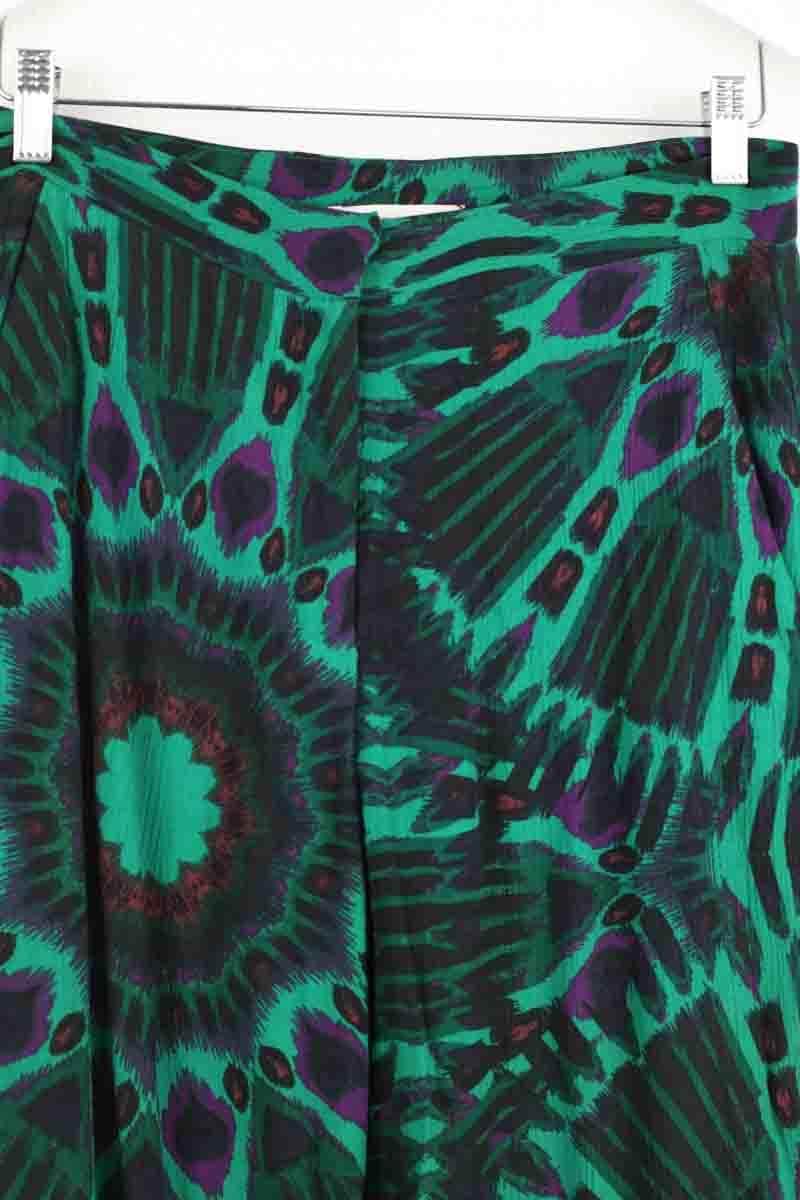 Pantalon droit Ba&Sh Vert en Viscose
