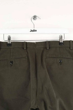 Pantalon droit Bellerose Kaki en Coton