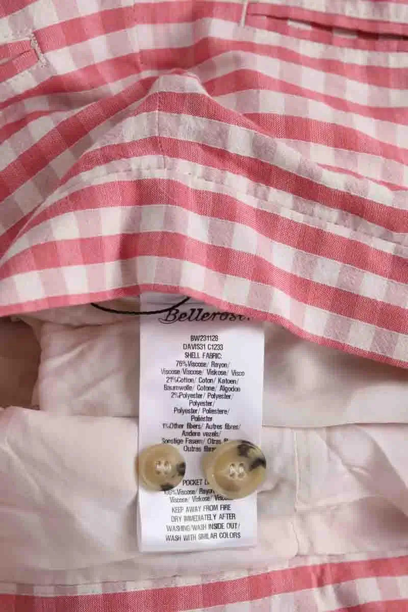 Pantalon droit Bellerose Rose en Coton