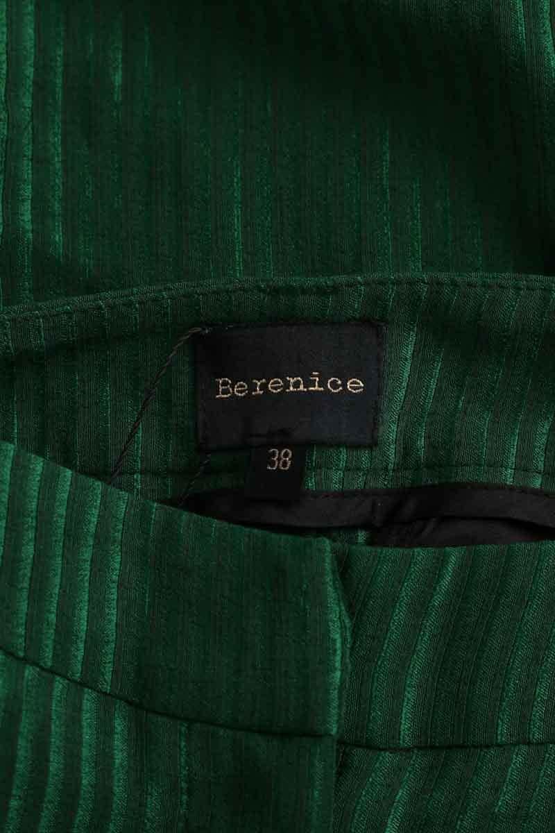 Pantalon droit Berenice Vert en Synthétique
