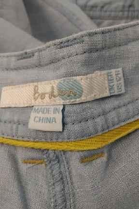 Pantalon droit Boden Bleu en Lin
