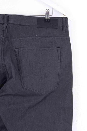 Pantalon droit Boss Noir en Coton