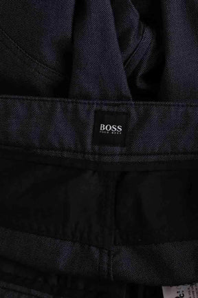 Pantalon droit Boss Noir en Coton