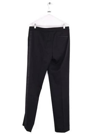 Pantalon droit Boss Noir en Laine