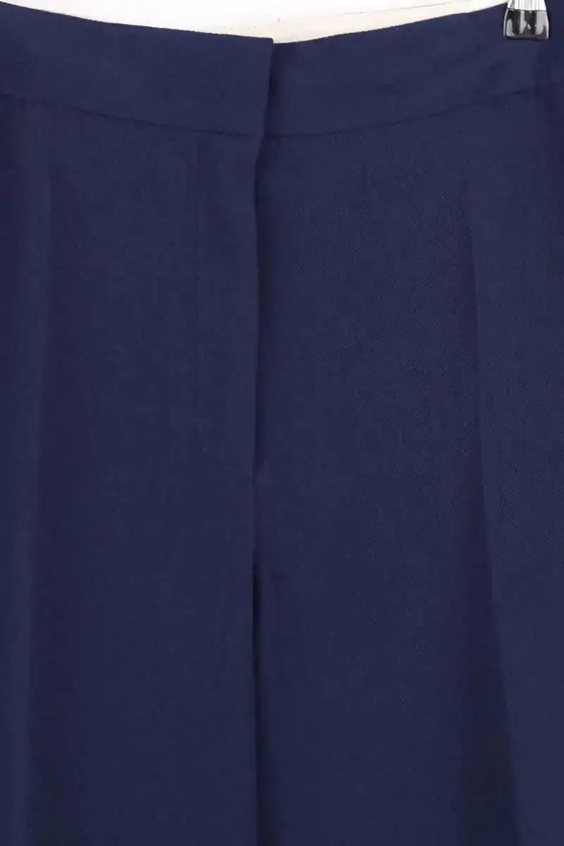 Pantalon droit By Malene Birger Marine en Synthétique