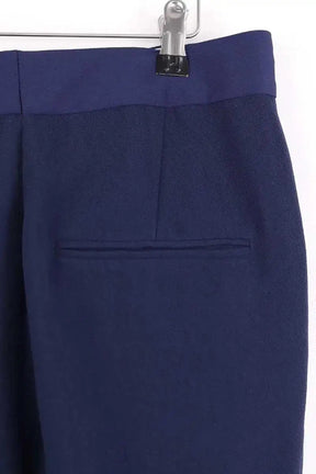 Pantalon droit By Malene Birger Marine en Synthétique