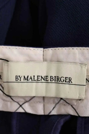 Pantalon droit By Malene Birger Marine en Synthétique