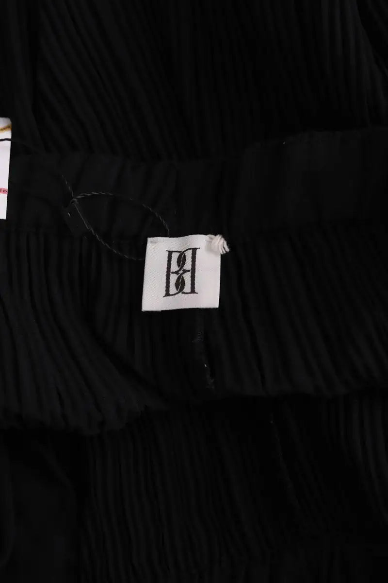Pantalon droit By Malene Birger Noir en Synthétique