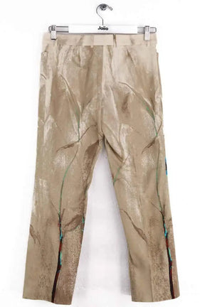 Pantalon droit Celine Beige en Coton