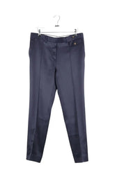 Pantalon droit Celine Bleu en Viscose, taille L - Seconde Main