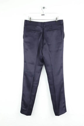 Pantalon droit Celine Bleu en Viscose