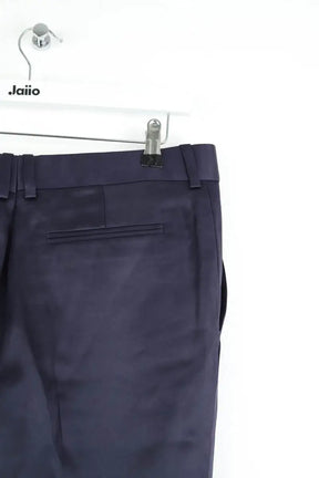 Pantalon droit Celine Bleu en Viscose