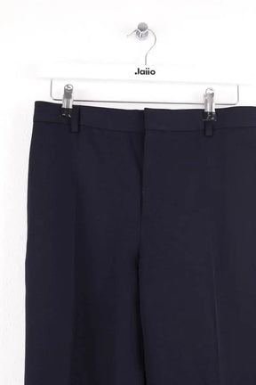 Pantalon droit Celine Marine en Laine