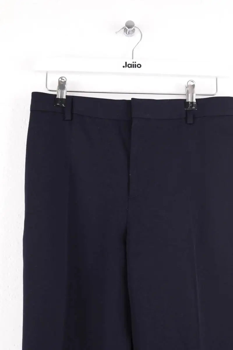 Pantalon droit Celine Marine en Laine