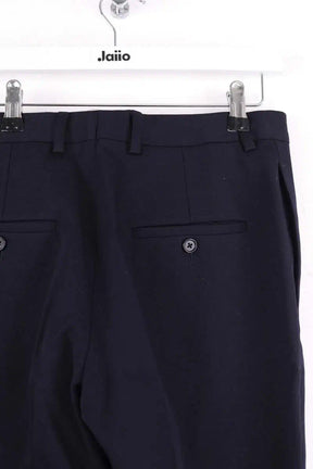 Pantalon droit Celine Marine en Laine