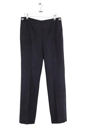 Pantalon droit Chanel Noir en Laine, taille S - Seconde Main