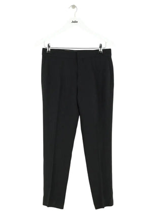 Pantalon droit Chloé Noir en Synthétique, taille M - Seconde Main