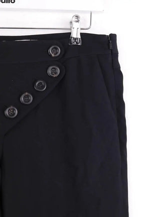 Pantalon droit Chloé Noir en Synthétique