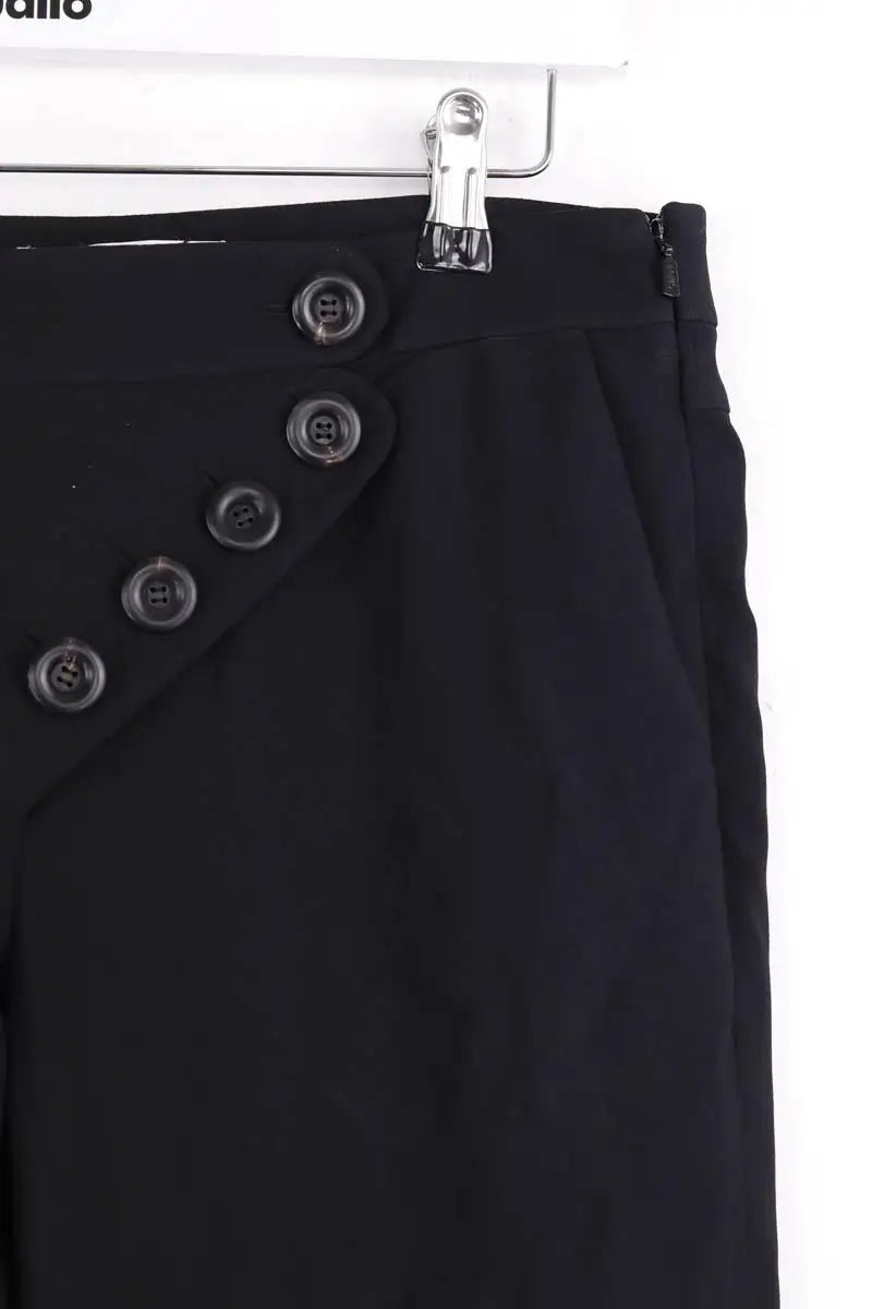 Pantalon droit Chloé Noir en Synthétique