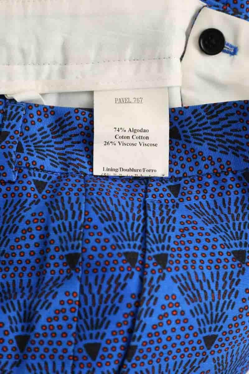 Pantalon droit Chloé Stora Bleu en Coton