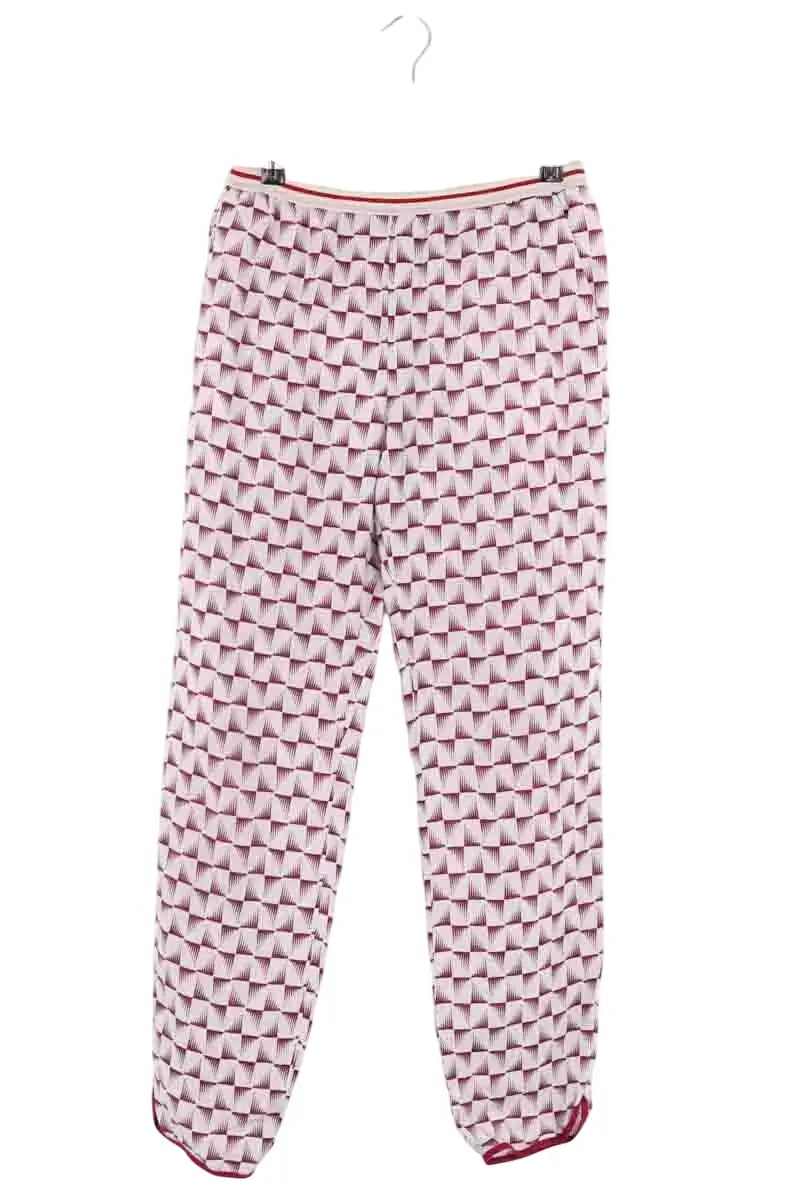 Pantalon droit Chloé Stora Gris en Lin, taille S - Seconde Main