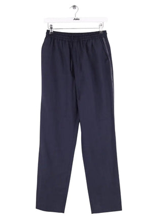 Pantalon droit Claudie Pierlot Bleu en Synthétique, taille M - Seconde Main