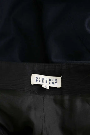 Pantalon droit Claudie Pierlot Marine en Polyester
