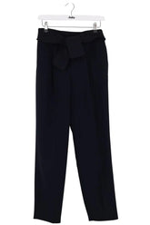 Pantalon droit Claudie Pierlot Marine en Synthétique, taille S - Seconde Main