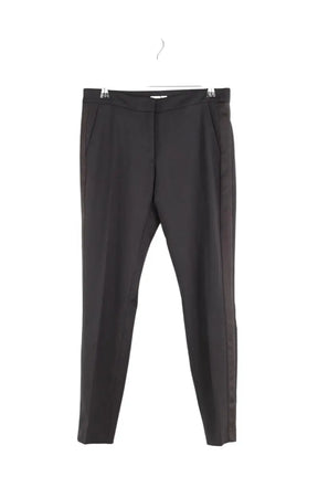 Pantalon droit Claudie Pierlot Noir en Synthétique, taille S - Seconde Main