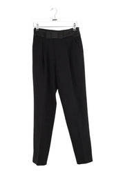 Pantalon droit Claudie Pierlot Noir en Synthétique, taille XS - Seconde Main