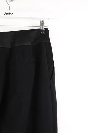 Pantalon droit Claudie Pierlot Noir en Synthétique
