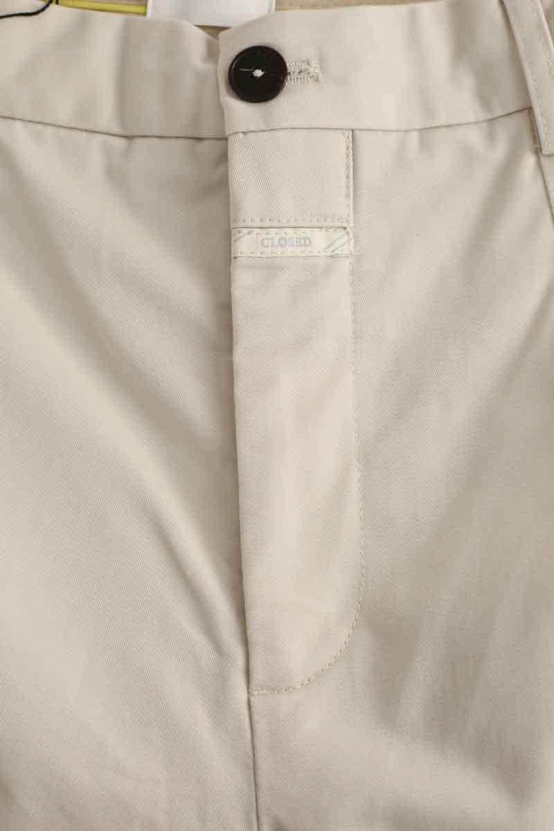 Pantalon droit Closed Ecru en Coton