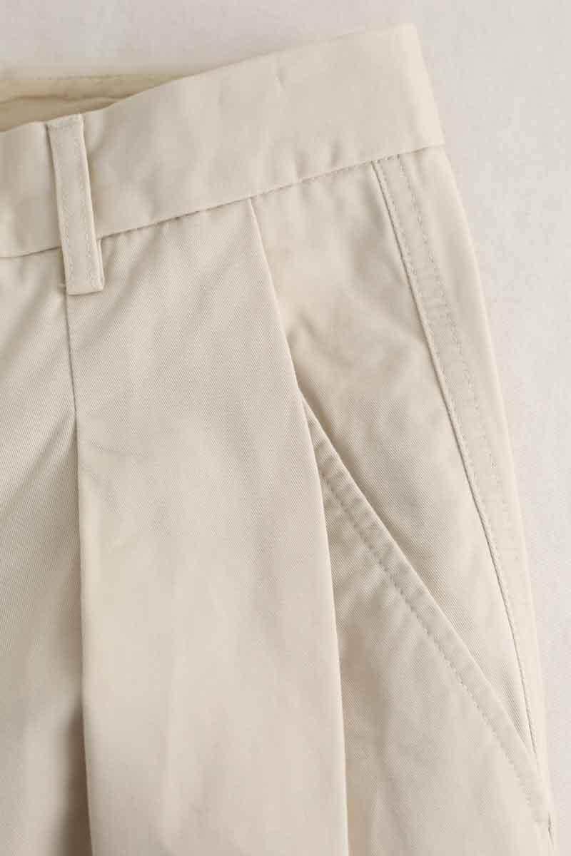 Pantalon droit Closed Ecru en Coton